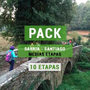 Camino Cómodo - Yolda sırt çantalarının taşınması Santiago