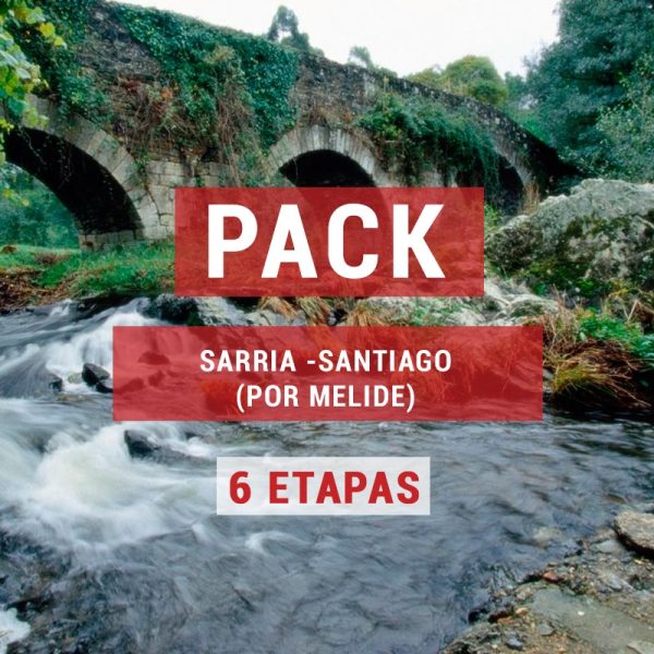 Pack "Sarria - Santiago de Compostela" (per Melide)