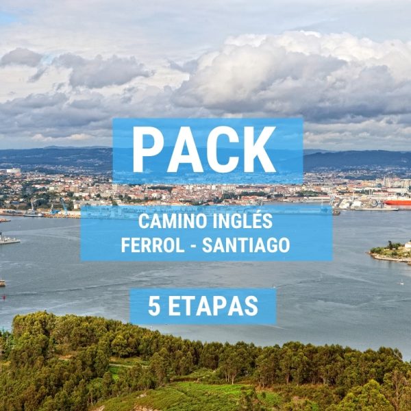 Pack Camí Anglès de Ferrol a Santiago