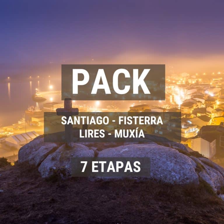 Pack Santiago fra Compostela, Finisterre, Lires, Muxía