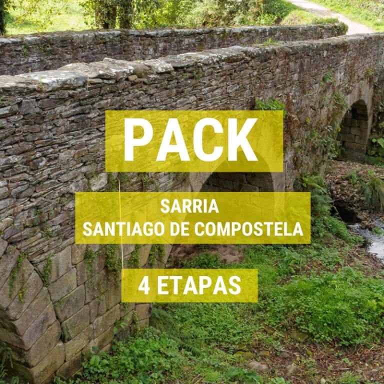 Pack Sarria - Santiago σε 4 στάδια