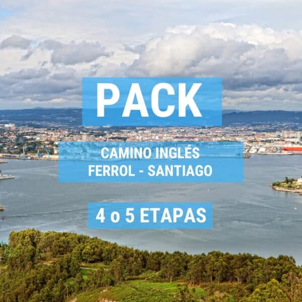 English Way Pack fra Ferrol til Santiago