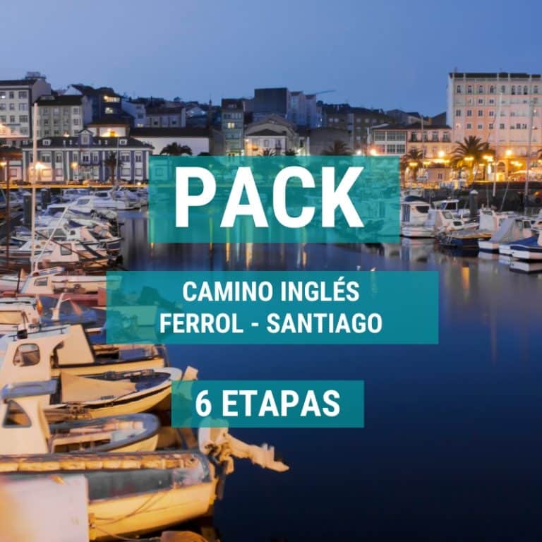 Pak Ferrol - Santiago i 6 etaper