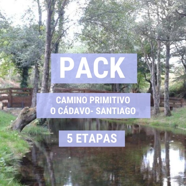 Pack camí primitiu: O Càdau - Santiago de Compostel·la
