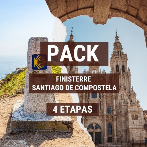 Pack transporte de mochilas de Finisterre a Santiago