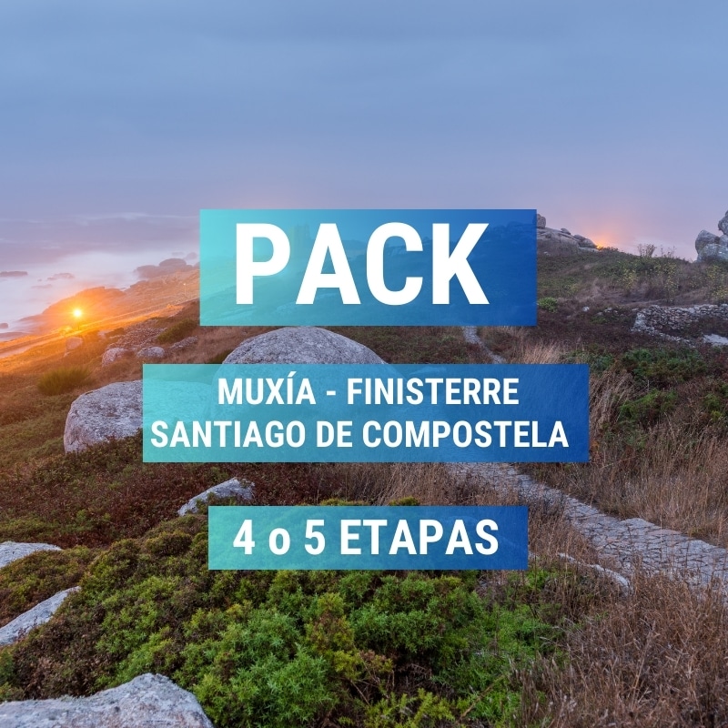 Pack “Muxía – Finisterre – Santiago” – 4 o 5 etapas