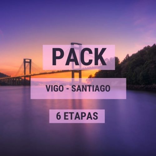 Přepravní batoh na batoh z Vigo do Santiago od Milladoiro