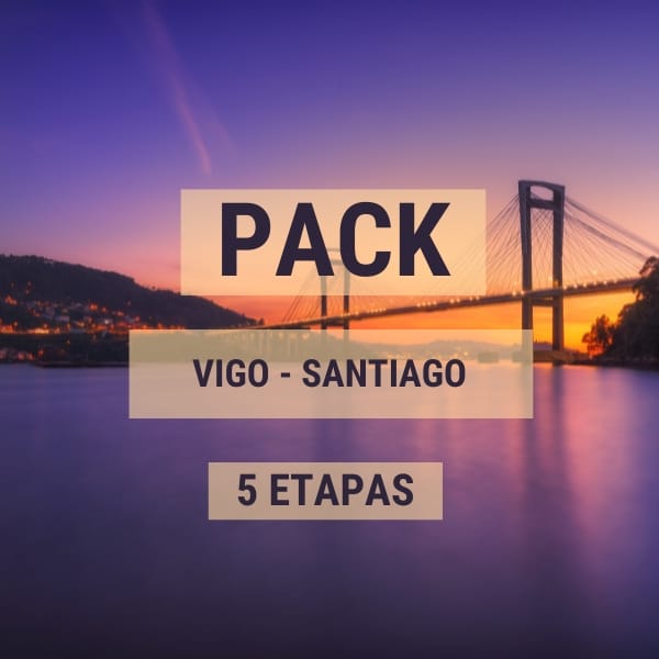 Pack Camino Portugués desde Vigo a Santiago en 5 etapas