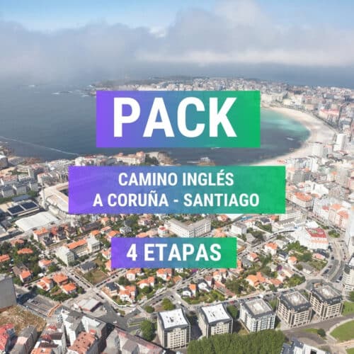Transporte de mochilas camino inglés en 4 etapas desde A Coruña