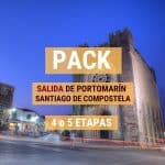 Pack “Portomarín- Santiago de Compostela” en 4 o 5 etapas