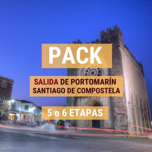Pack salida en Portomarín a Santiago de Compostela
