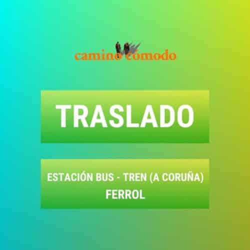 traslado estacion bus o tren desde a coruña a ferrol