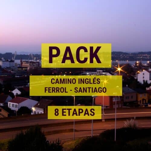 Transporte de mochilas desde Ferrol a Santiago en 8 etapas