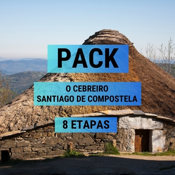 Pack personalizado “O Cebreiro – Santiago de Compostela” en 8 etapas