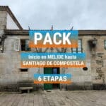 Pack personalizado “Melide – Santiago de Compostela” en 6 etapas