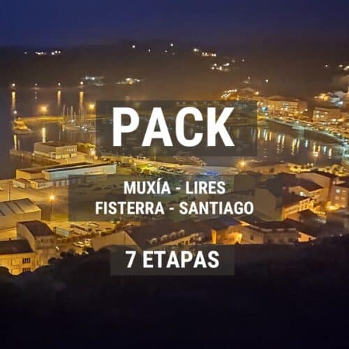 Traslado mochilas de Muxía a Santiago en 7 etapas