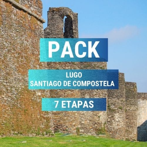 Pack mochilas Lugo a Santiago en 7 etapas