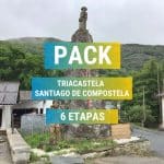 Pack personalizado “Triacastela – Santiago de Compostela” en 6 etapas