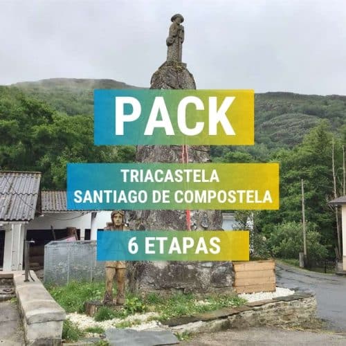 Pack mochilas Triacastela - Santiago de Compostela