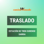 Traslado desde estación de tren de Ourense a Sarria