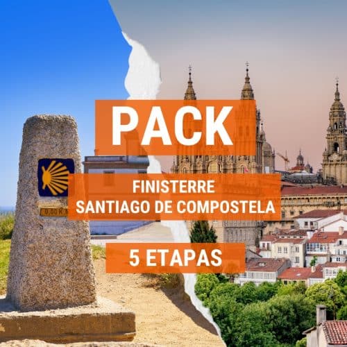 Transporte de mochilas de Finisterre a Santiago en 5 etapas