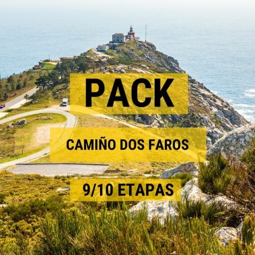Pack transporte mochilas camino de los faros en 9 o 10 etapas