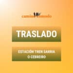 Traslado privado desde la estación de tren de Sarria a O Cebreiro